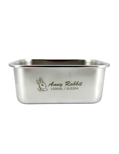 安妮兔不鏽鋼保鮮盒-1000ml