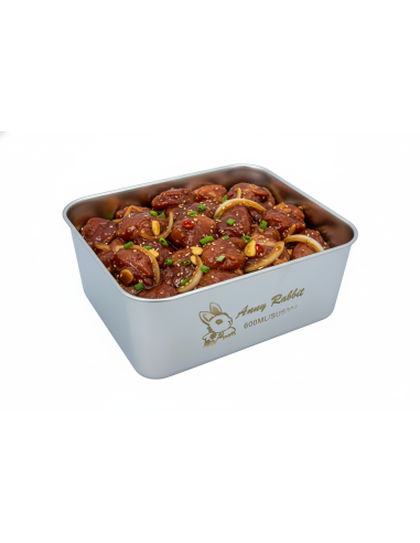 安妮兔不鏽鋼保鮮盒-600ml