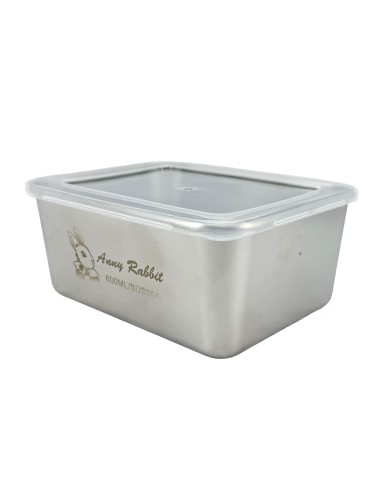 安妮兔不鏽鋼保鮮盒-600ml