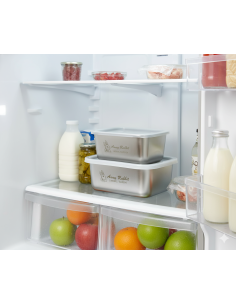 安妮兔不鏽鋼保鮮盒-1000ml+600ml 2