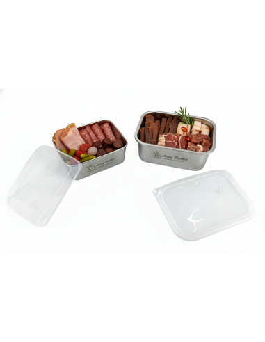 安妮兔不鏽鋼保鮮盒-1000ml+600ml