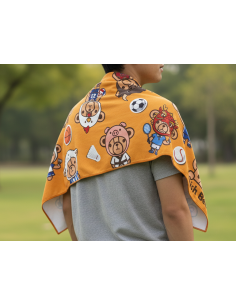 英國熊涼感運動巾30x100cm(盒裝)