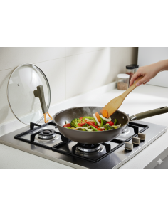 鍋霸不鏽鋼32cm鈦炒鍋三件組 2