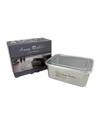 安妮兔不鏽鋼保鮮盒-600ml