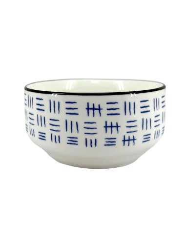 松村窯日式手繪波紋碗1入