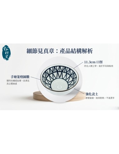 松村窯手繪圖騰6碗2盤