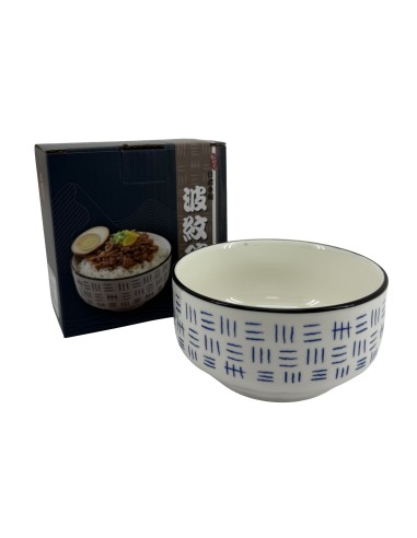 松村窯日式手繪波紋碗1入