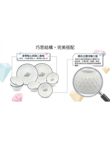 英國熊鑽(尚賺)點心四碗二盤