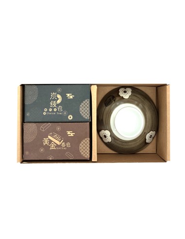 炭錢走禮盒4+1小淺皿