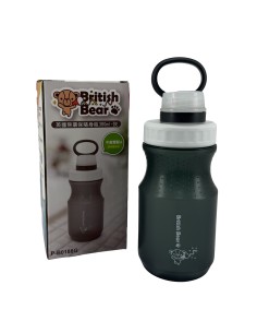 英國熊環保隨身瓶380ml-灰