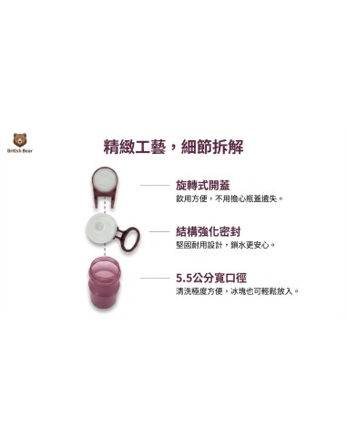 英國熊環保隨身瓶-380ml(盒裝)