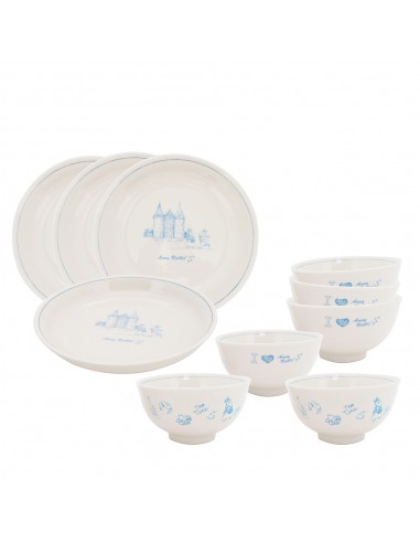 安妮兔復古6碗+4盤組