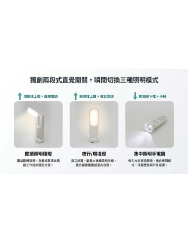 英國熊三合一LED手電筒檯燈