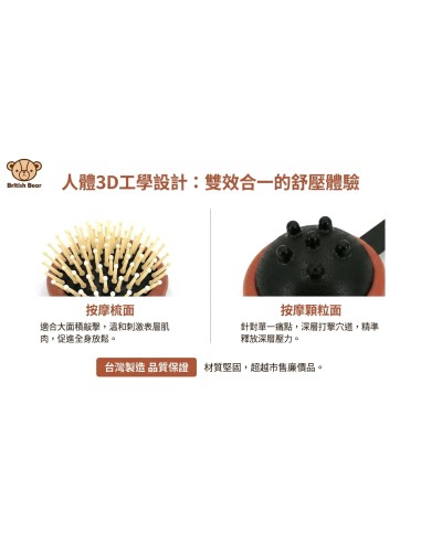 英國熊台製按摩搥-盒裝