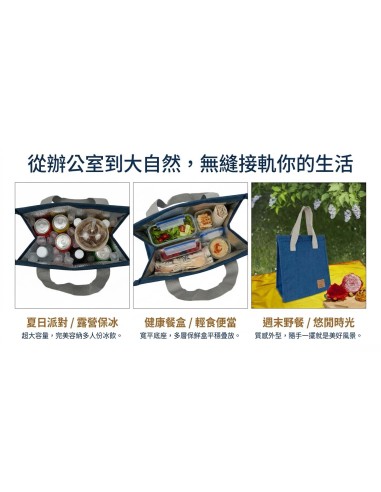 英國熊簡約風屋型保冰溫袋