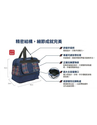 英國熊伸縮行李袋-三代