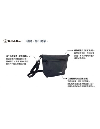 英國熊台製隨身旅遊包
