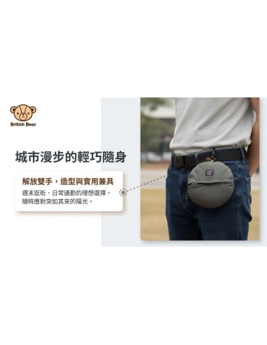 英國熊摺疊漁夫帽