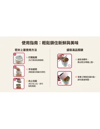 安妮兔北歐深型三層便當盒2.4L