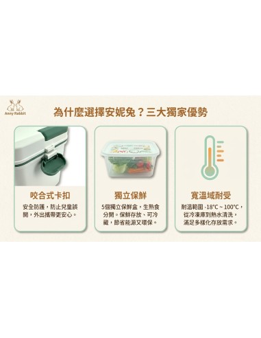 安妮兔隨身多用箱六件組