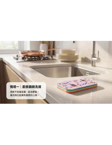 安妮兔可撕彩虹萬用布(盒裝)
