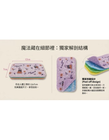 安妮兔可撕彩虹萬用布(盒裝)