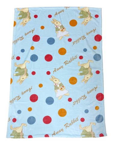 安妮兔法蘭絨毯普普風90*130CM