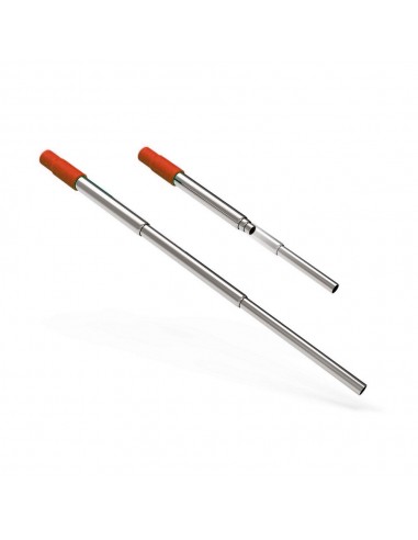 安妮兔不鏽鋼伸縮吸管開瓶組-紅