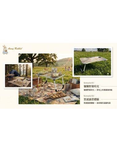 安妮兔輕巧摺疊桌60x40cm (盒裝)