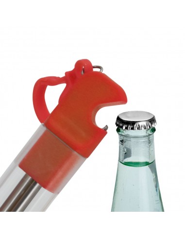 安妮兔不鏽鋼伸縮吸管開瓶組-紅