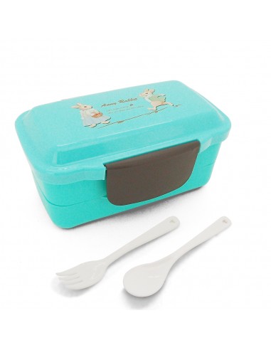 安妮兔可收納雙層便當 盒