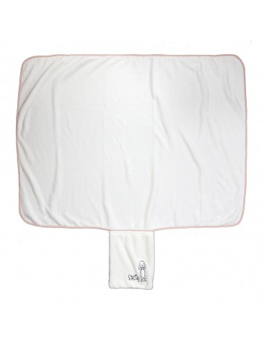 歐普蘭兔飛行抱枕毯 90x130CM