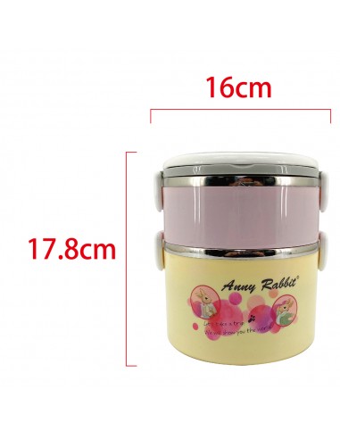 安妮兔北歐深型雙層便 當盒1.7L