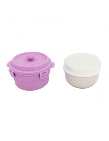 安妮兔鑄鐵造型便當雙 入組-陶瓷