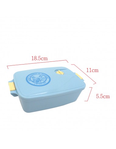 安妮兔微波便當盒-藍