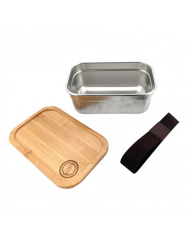 安妮兔竹蓋不鏽鋼便當 盒-1000ML