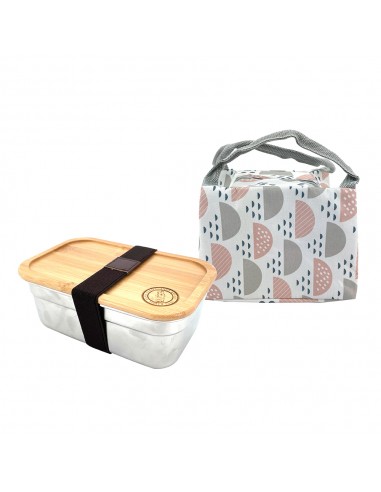安妮兔竹蓋飯盒+北歐 提把保冰袋