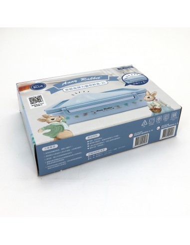 安妮兔彈力蓋保鮮盒 2000ML-藍色