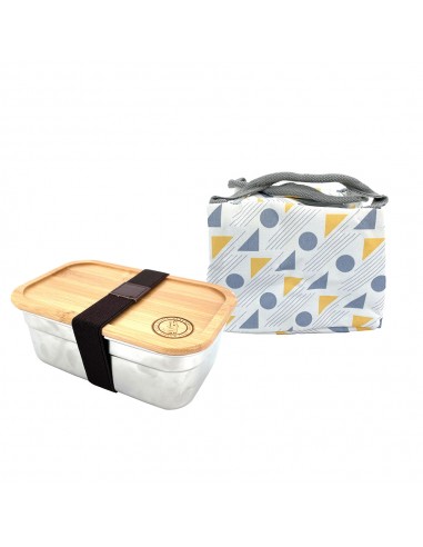 安妮兔竹蓋飯盒+北歐 提把保冰袋