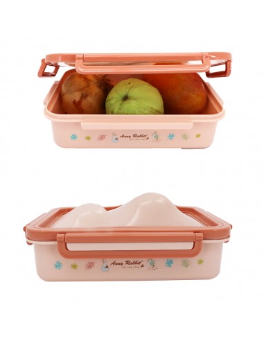 安妮兔彈力蓋保鮮盒 2000ML-粉色