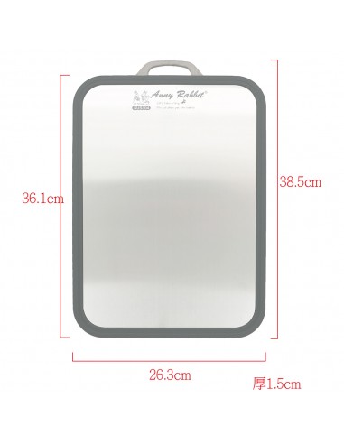 安妮兔雙面不鏽鋼麥桿 砧板