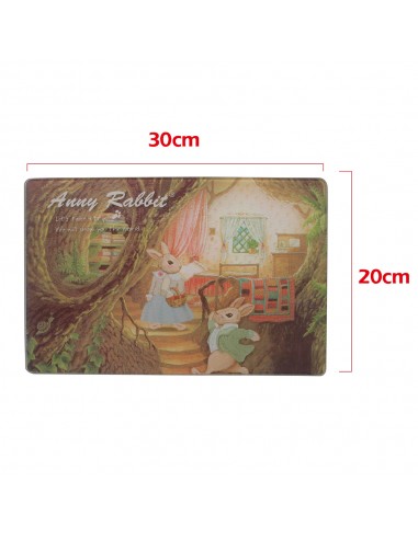 安妮兔強化玻璃砧板-森林