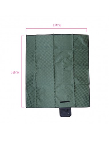 安妮兔台製野餐墊 148*137CM-綠格