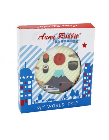 安妮兔壁畫隔熱墊2入-旅遊