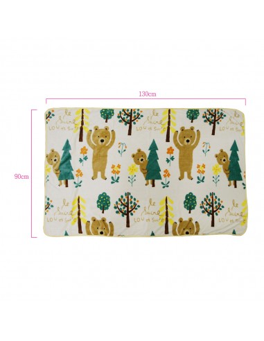 LOU露小熊法蘭絨毯 90x130 (PP袋)