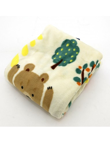 LOU露小熊法蘭絨毯 90x130 (PP袋)