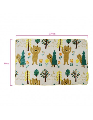 LOU露小熊法蘭絨毯 90x130 (盒裝)