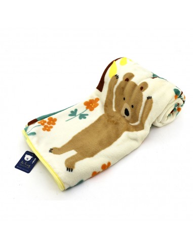 LOU露小熊法蘭絨毯 90x130 (盒裝)