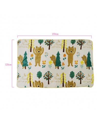 LOU露小熊法蘭絨毯 120x150 (OPP袋)