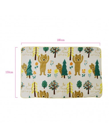 LOU露小熊法蘭絨毯 150*180